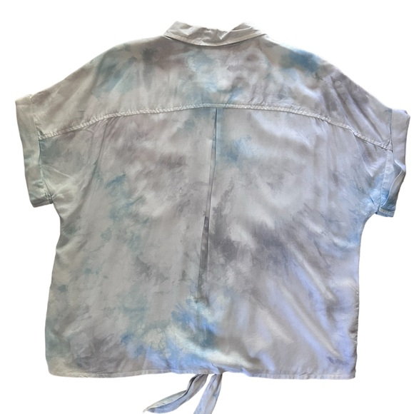 Caffe Marrakech Tie Dye Button Down Shirt Large - Picture 2 of 4